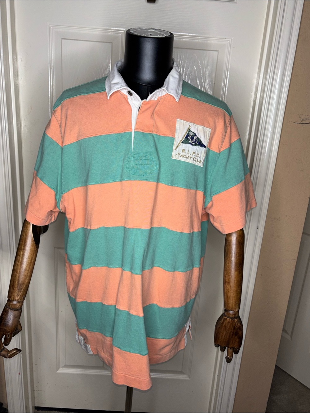 Polo Ralph Lauren Vintage Men's Size XXL Class RLPC Yacht Club Polo Shirt - Picture 5 of 11